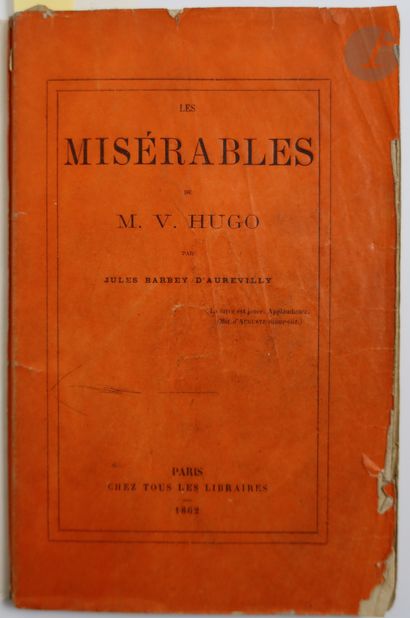 null BARBEY D'AUREVILLY (Jules).
Les Misérables by M. V. Hugo.
Paris : Chez tous...
