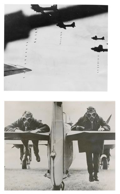 Press photographs World War II, 1939-1945....