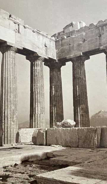 null Photographe amateur non identifié
Grèce. Cyclades, c. 1920. 
Athène. Acropole....