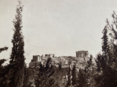  Unidentified amateur photographerGreece . Cyclades, c. 1920. Athens. Acropolis....