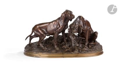 null Pierre-Jules Mêne (1810-1879)
Chiens au repos (race Saintongeoise)
Modèle créé...