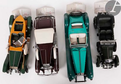  [MINIATURE AUTOMOBILE] FRANKLIN MINT PRECISION MODELS Ensemble de 12 voitures miniatures...