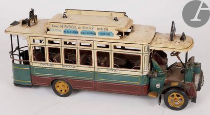 null [MODÉLISME AUTOMOBILE] COMPAGNIE GÉNÉRALE DES OMNIBUS
Maquette de Bus Parisien...