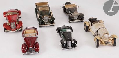 null [MINIATURE AUTOMOBILE] ERTL, BURAGO, ANSON
Ensemble de 4 voitures dont 1 AUBURN...