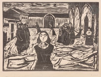 Edvard Munch (1863-1944) La Dernière heure....