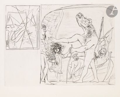Pablo Picasso (1881-1973) Suite Vollard Minotaure...