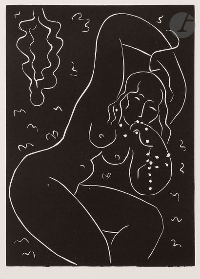 null Henri Matisse (1869-1954) (d’après) 
Nu au bracelet. Vers 1960. Lithographie...