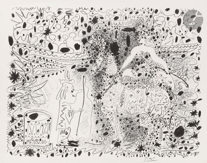 null Pablo Picasso (1891-1973) 
The Squire. 1960. Autograph. 640 x 500. Mourlot 333;...