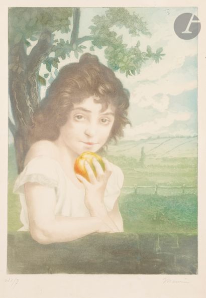 Charles Maurin (1856-1914) La Belle pomme....