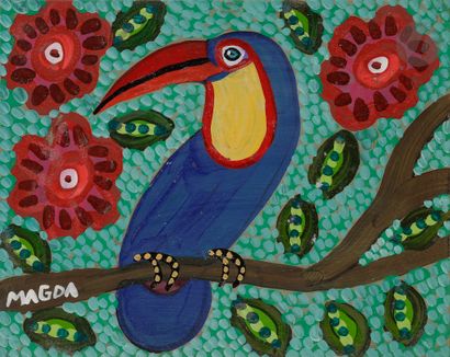 null Magda MITTARAKIS [brésilienne] (née en 1958)
Tucano, 1990 - Dos flamingos, 1992...