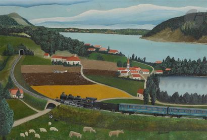 MAXIME (1896-1985 )Landscape of Austria,...