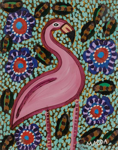 null Magda MITTARAKIS [Brazilian] (born in 1958
)Flamingo, 1990 - Cacatua, 1991 -...