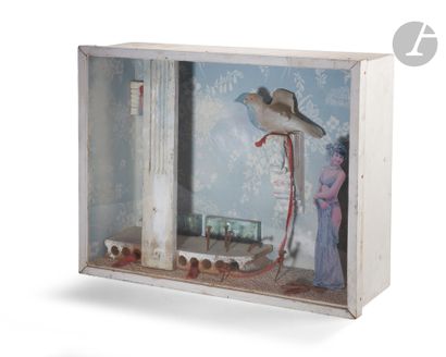 null Paul DUCHEIN (born 1930
)The Callers, 1987Assemblage
in a wood and glass box.
Signed,...