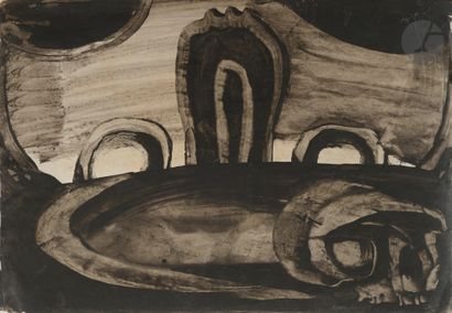 null Eugène GABRITSCHEVSKY (1892-1980)
Composition
Gouache.
Timbre « EG » de la galerie...
