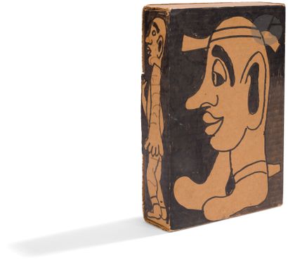 null Yvon TAILLANDIER (1926-2018
)
CapititpedesBlack
felt pen
on cardboard box.
Not...
