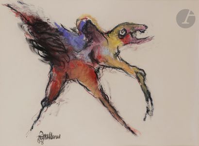 Jean ROULLAND (1931-2021) Oiseau de proie,...