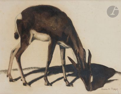 Maurice Jaubert de BECQUE (1878-1938) Antilope...