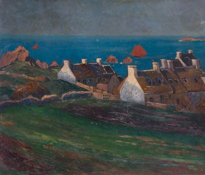 null Maurice Jaubert de BECQUE (1878-1938
)Brittany, Finistère, The Farms of Bel...