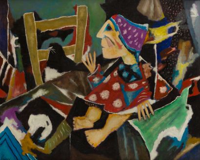 null Roland CHANCO (1914-2017
)Hungarian Doll, 1967Oil
on canvas.
Signed lower left.
Signed...