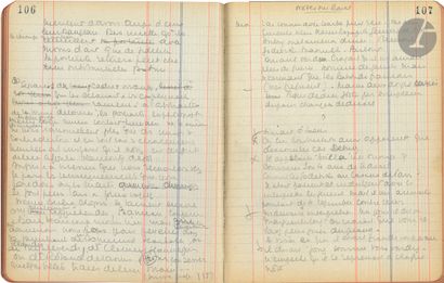 null René CHALUPT (1885-1957). 4 manuscrits autographes d’articles, essais et poèmes,...