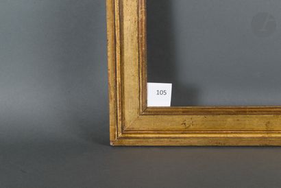 null Frame in molded and gilded oak of PEPIN model.
Louis XVI period (modified in...