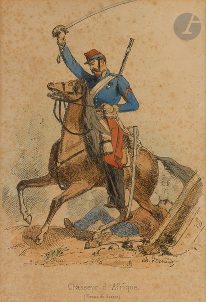 null Armée d’Afrique.


Spahis ; Chasseurs d’Afrique, Gendarmes Maures.


Suite de...