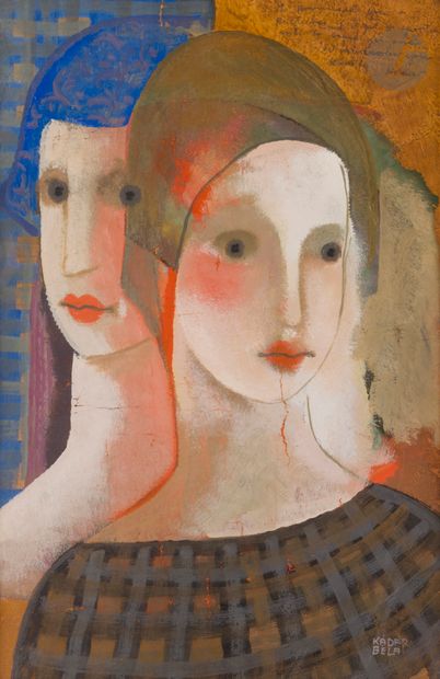 Bela KADAR (1877-1956) Deux femmes en buste...