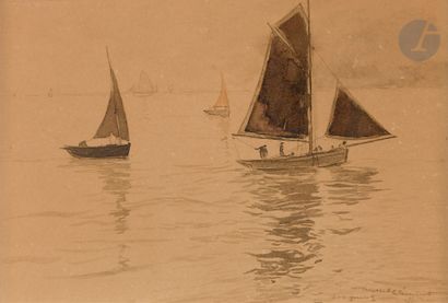 Amédée Julien MARCEL-CLÉMENT (1873-? )Fishing...