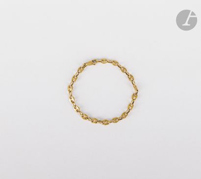 Gold bracelet 18K (750). Weight : 9,2 g