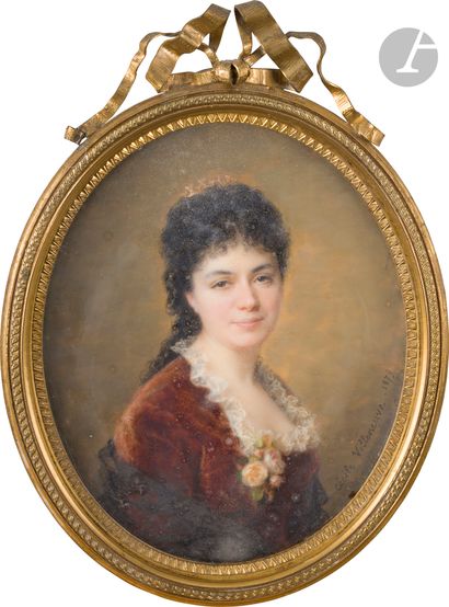  Cécile VILLENEUVE née Colombet (1824-1901)...