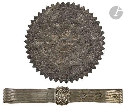 Gilt belt, Ottoman Empire, 19th centuryNine...