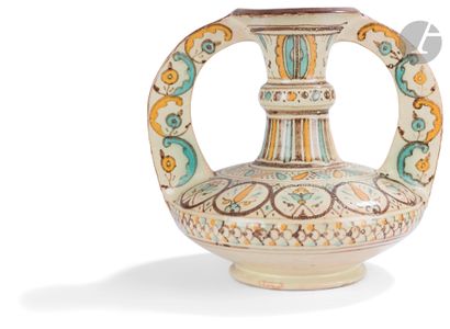 Earthenware vase with two handles, Tunisia,...