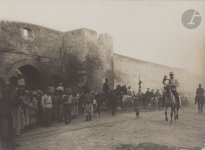 null Gaston Calais - Roger Pigneux et divers
Maroc, 1908-1909.
Général d’Amade. Sultan...
