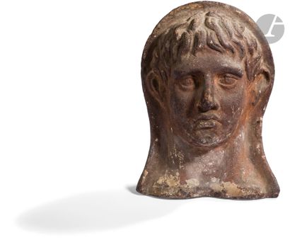 Male votive headEtruscan art , 4th-3rd century....