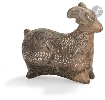 Ibex with incised decoration formerly inlaidIran...