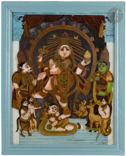 Shiva Nataraja, Inde, XXe siècle Fixé sous...