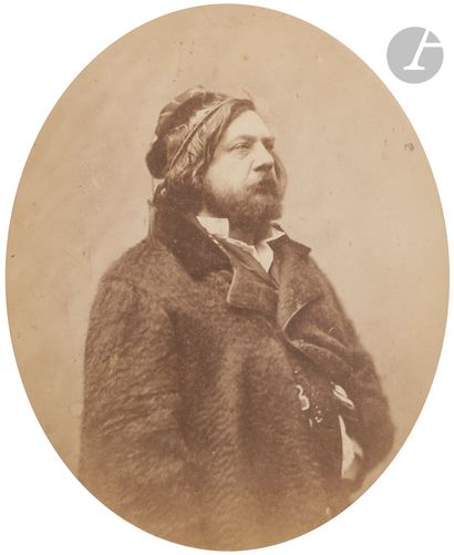 null Félix Nadar (1820-1910
)Théophile Gautier, c. 1856.
salt print, from collodion...