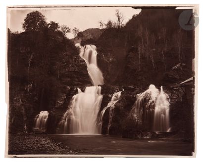 null Adolphe Braun
HouseSwiss
Alps
, c. 1866-1870.
Lower Reichenbach Falls.
Carbon...