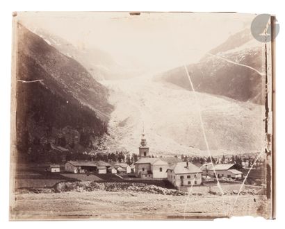 null Maison Adolphe BraunAlpes
, c. 1864.
glacier and village of Argentière (Chamonix).
Print...