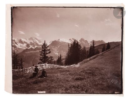 House of Adolphe BraunSwiss Alps , c. 1875-1880....