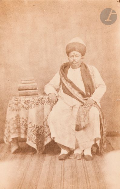 null Hurrychund ChintamonIndia
, c. 1860.
Purbhor Lady. Mogul. A Jew lady. Parsee...