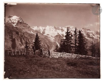 null Maison Adolphe Braun
Alpes suisses, c. 1875-1880.
Panorama de Mürren depuis...