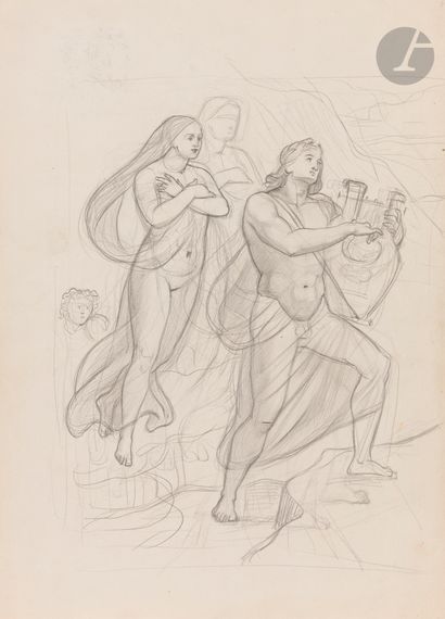 null Jan STYKA (1858-1925)
Orpheus and Eurydice
Lead pencil.
37 x 26,5 cm

[Kolekcja...