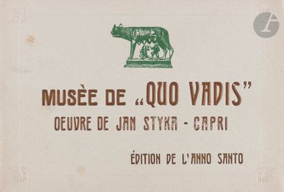 null Two publications:
- Brochure Museum of "Quo Vadis", work of Jan Styka - Capri...