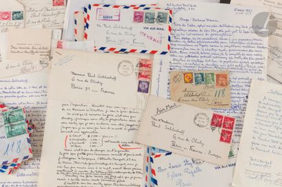 null Set of letters addressed to Mr. Paul Schlockoff
Lot of correspondence covering...