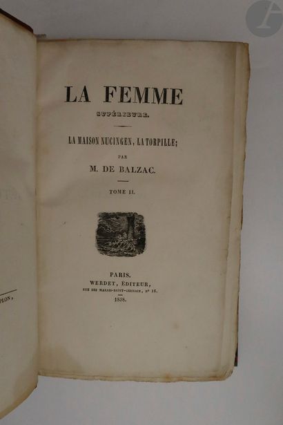 null BALZAC (Honoré de).
La Femme supérieure. La Maison Nucingen, la torpille.
Paris...