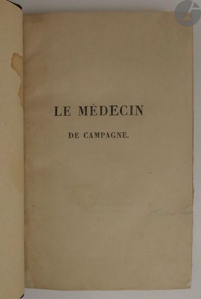 null BALZAC (Honoré de).
Le Médecin de campagne. Aux cœurs blessés, l'ombre et le...