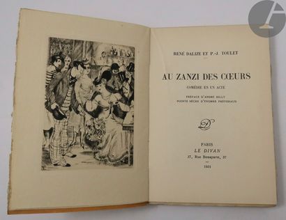 null TOULET (Paul-Jean) - DALIZE (René).
Au zanzi des cœurs. Comédie en un acte....