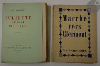 null GIRAUDOUX (Jean).
Ensemble de 4 ouvrages :


- À LA RECHERCHE DE BELLA. Liège...