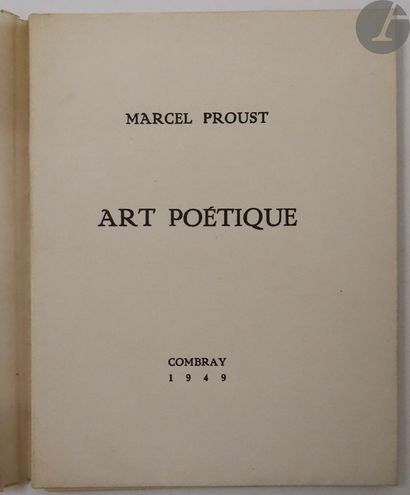 null PROUST (Marcel).
Ensemble de 3 ouvrages :


- JEAN SANTEUIL. Préface d'André...